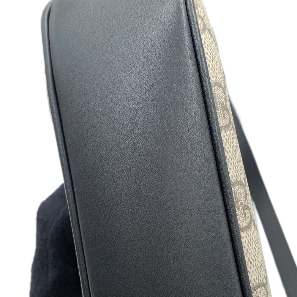 Gucci Soft Bag GG Shoulder Supreme Black Horsebit - Picture 7 of 12